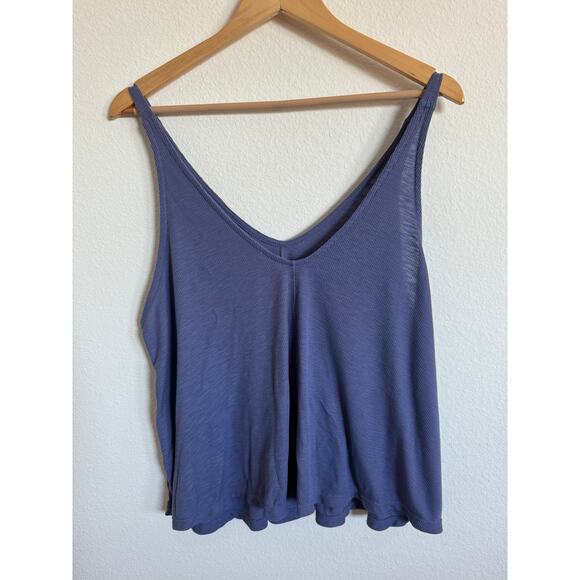 Free People Intimately Flow Tank Top Blue Purple Casual Womens Sise Medium - Picture 2 of 5